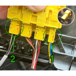 Diagnose-Emulator für Sitzbelegungsmatten für Mercedes-Benz V-Klasse Vito EQV W447 mit Sitzmatte mit 2 Drähten