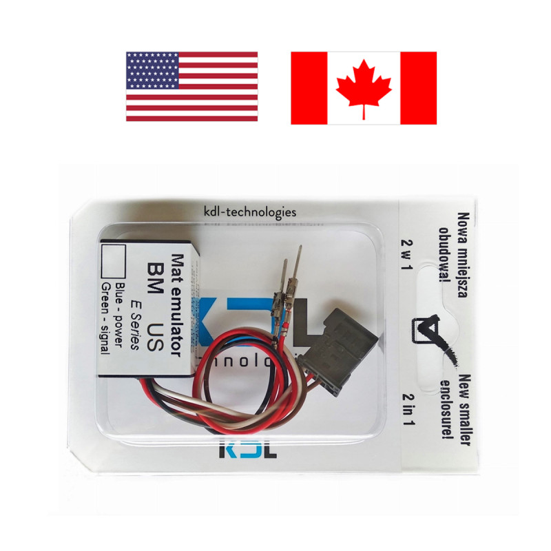 Seat Occupancy Mat Diagnostic Emulator for BMW USA X3 E83 (2005-2010) with 4-pin plug with 3 wires