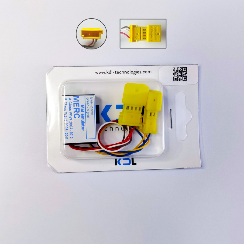 Seat Occupancy Mat Diagnostic Emulator for Mercedes-Benz W169 W245 with 3-wired mat