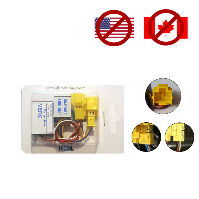 Seat Occupancy Mat Diagnostic Emulator for Mercedes-Benz ML W164 R-Class W251 with seat mat with 3 wires