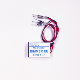 Emulador de diagnóstico esterilla de ocupación para BMW X3 E83 (2005-2010) con conector de 6 pines de 3 cables