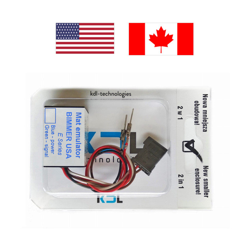 Seat Occupancy Mat Diagnostic Emulator for BMW USA X3 E83 (2005-2010) with 4-pin plug with 3 wires